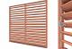 Louvre horizontaal draaibaar 276x220cm onbehandeld module C