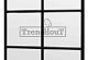 Steel Look raam 163x220cm module B-03
