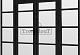 Steel Look raam 276x220cm zwart module C-04 met dubbele openslaande deuren