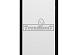 Steel Look raam 84,4x220cm zwart module A-01
