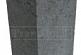 Betonpoer antraciet ruw TH-08 15x15x58cm incl. rvs stelanker