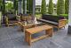 Loungeset Riverside bijzet bankje 110x35x45,5cm teak