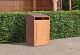 Containerberging enkel 75x75x135cm hardhout
