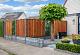 Tuinscherm Dronten 180x180cm recht hardhout 21pl
