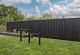 Tuinscherm Stuttgart 180x180cm recht geimp zwart 21pl