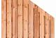 Tuinscherm Casablanca verloop 180>90x180cm recht red class 21pl