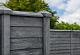 Beton afdekpet 14x14x5cm T-model antraciet met diamantkop