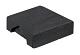 Beton afdekpet 14x14x5cm zonder uitsparing antraciet gecoat met diamantkop