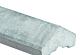 Beton afdekkap 180cm wit/grijs zadeldak diamantkop