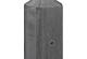 Beton tussenpaal Geul 10x10x280cm antraciet glad diamantkop