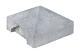 Beton afdekpet 14x14x5cm eindmodel wit/grijs met diamantkop