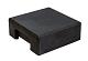 Beton afdekpet vlakke kop 14x14x5cm tussenmodel antraciet gecoat