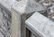 Beton afdekkap 180cm antraciet zadeldak diamantkop