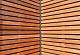 Tuinscherm Prinsenbeek (Rhombusprofiel) 180x180cm recht hardhout kunstmatig gedroogd