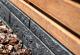 Tuinscherm Prinsenbeek (Rhombusprofiel) 180x180cm recht hardhout kunstmatig gedroogd
