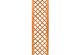 Trellis 40x180cm diagonaal hardhout met rechte lijst