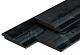 Rabat halfhouts 1,9x14,5x300cm zwart zweeds vuren
