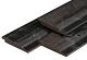Rabat halfhouts 1,9x14,5x420cm zwart  zweeds vuren