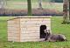 Hondenverblijf Teckel 130x93x97cm vuren
