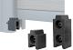 Boston startfixering set van 10 stops & schroeven 4x19mm zwart