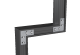 StructurAL platte hoekbeugel 90° pak a 10 stuks