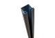 Boston alu paalprofiel voor hpl/glas 2,4x1,7x184cm tbv paal L-124/190cm RAL7016