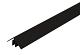 WEO alu klikprofiel 5x5x300cm Ebony Black