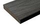 WPC 2,3x13,8x300cm Fiberdeck Harmony Ocean Grey V2 SE kantplank massief