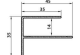 WEO Essential Gardenwall alu F-profiel Ipé 3,5x4,5x360cm