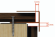 WEO Essential Gardenwall alu F-profiel Teak 3,5x4,5x360cm