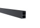 Boston alu versterkt profiel zwart 2,5x3,5x175cm RAL9005