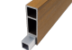 Brise soleil 4,2x14,5x390cm Teak