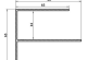 WEO35-60 alu F-profiel Light Grey 6,5x8x300cm