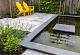 Vijverrand hoek blue moon honed linea 50/50x30x3cm