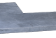 Vijverrand hoek blue stone linea 50/20x50x3cm