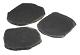 Stapsteen Basic basalt Ø40x3cm