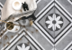 GeoCeramica® 60x60x4cm Concreet Flower Decorate