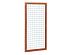 Hardhouten betonijzertrellis met maas 7,5x7,5cm in raamwerk 4,5x7cm 90x180cm
