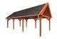 Buitenverblijf Zadeldak XL 926x440x425cm (bxdxh)
