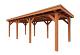 Buitenverblijf Florence 940x360x260cm (bxdxh)