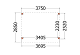 Buitenverblijf Refter XL 375x285x260cm (bxdxh)