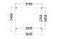 Buitenverblijf Refter XL 375x340x260cm (bxdxh)