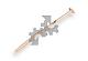 Schopsteel atlas 95cm gebogen