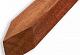 Hardhouten paal 9x9x300cm geschaafd