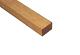 Hardhouten ligger bangkirai 4,5x9x395cm geschaafd