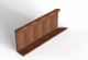 Plantenbak module+ inwendig hoekpaneel (c) 90x42cm l corten