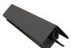 Durasid tweedelige bin/buitenhoek alu (quartz+gp) 300cm