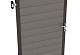 DF deur 200cm wenge brown compleet met lux hang en sluitwerk (speciale poortpaal nodig)