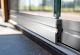 Wandmodule H 223x227cm glazen schuifwand rechts ral 9010 gebroken wit 3-sporig