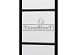 Steel Look raam 84,4x220cm zwart module A-03